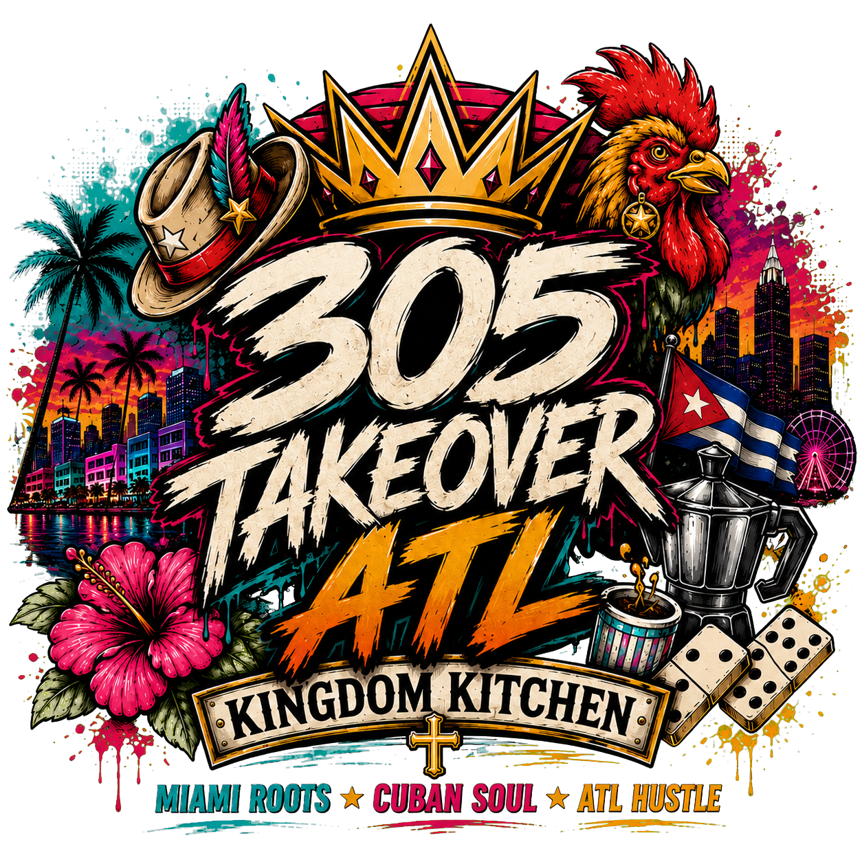 305 Takeover ATL Kingdom Kitchen logo